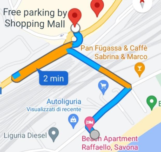 Raffaello Beach Apartment - 50 M From The Sea - Wifi Savona Luaran gambar